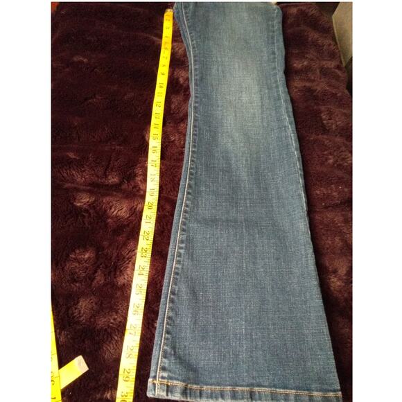 Porter Blue High-Waisted Bootcut Jeans - 28 - Picture 8 of 10